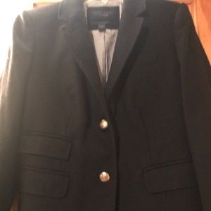 J crew black schoolboy blazer 0